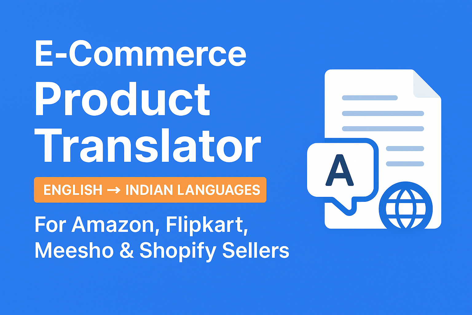 E-Commerce Product Translator